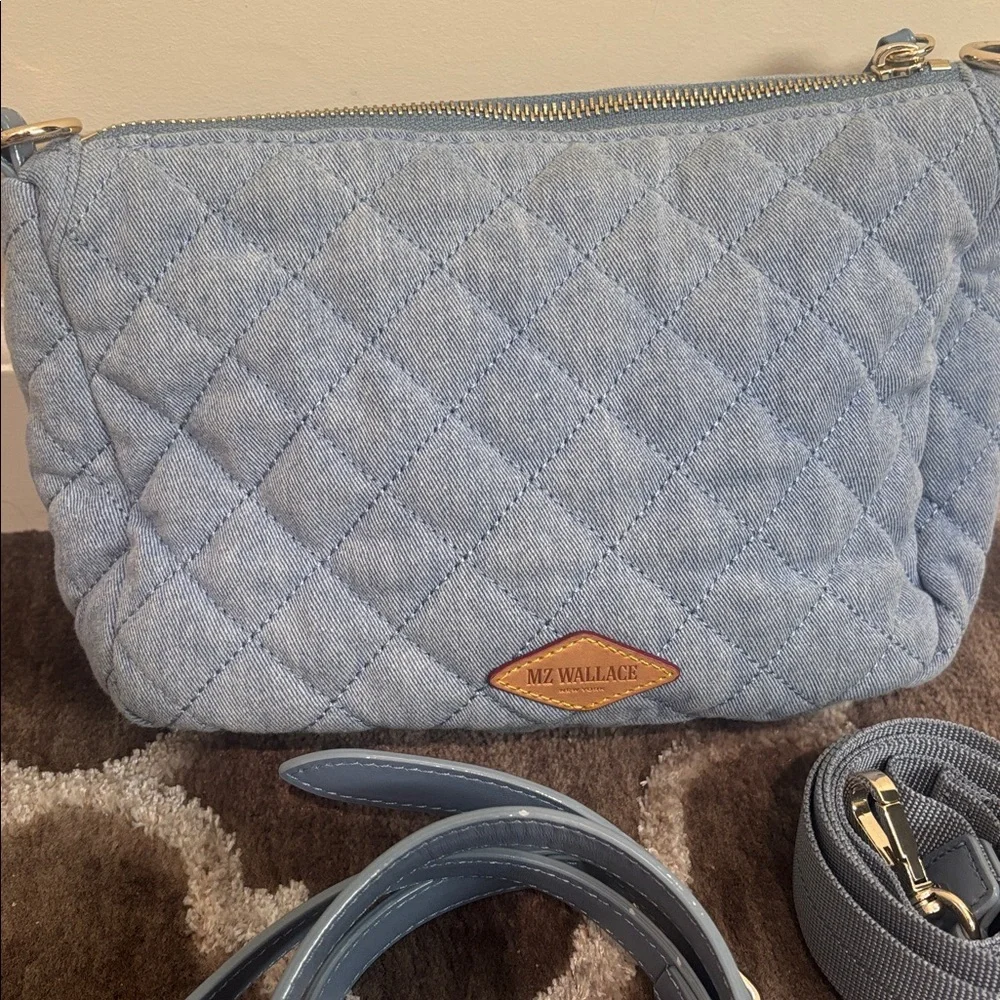MZ Wallace Light Blue denim crossbody - Picture 3 of 5